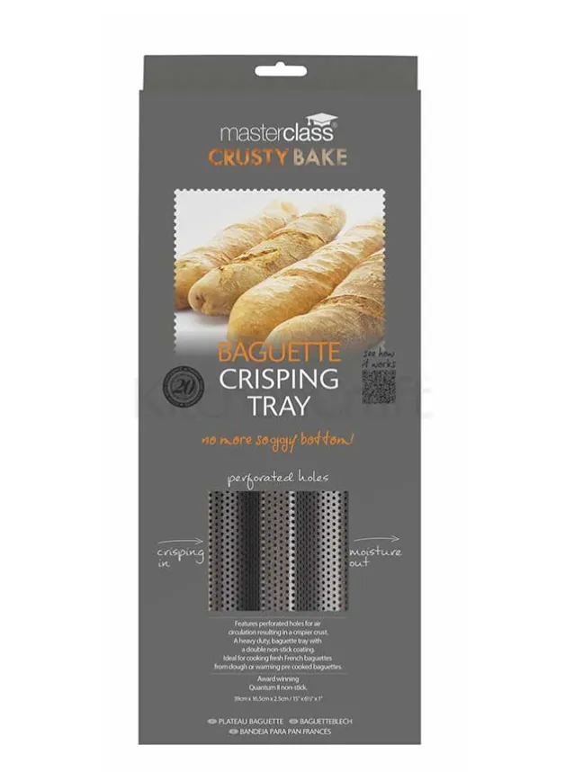 Baguetteplåt Perforerad Non-Stick 18 cm – MasterClass