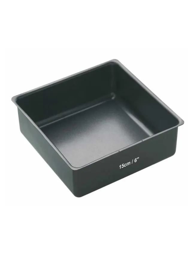 Bakform fyrkantig, löstagbar botten 15 cm – MasterClass