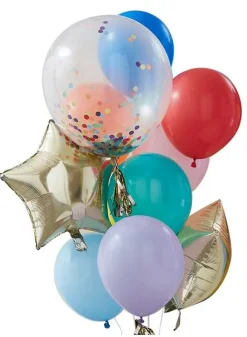 Ballonger – Mixade i regnbågsfärger