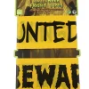 Banderoll Haunted haus och Beware 4,5 m – Halloween
