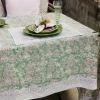 Bordsduk, Indian Summer Green Rose 150×350 cm – Chamois