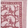 Bordsduk JULDUK – Big Paisley RÖD – 150×230 cm – Chamois