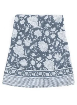 Bordsduk Rund – Indian Rose True Navy Ø 220 cm Chamois