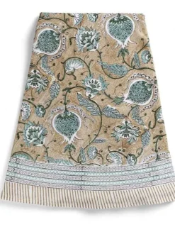 Bordsduk Rund Pomegranate Beige Ø 220 cm – Chamois