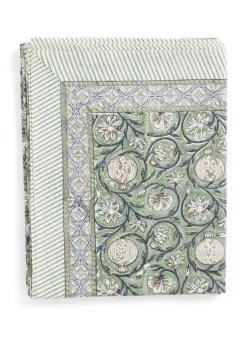 Bordsduk Tangier Pomegranate Green 170x270cm – Chamois