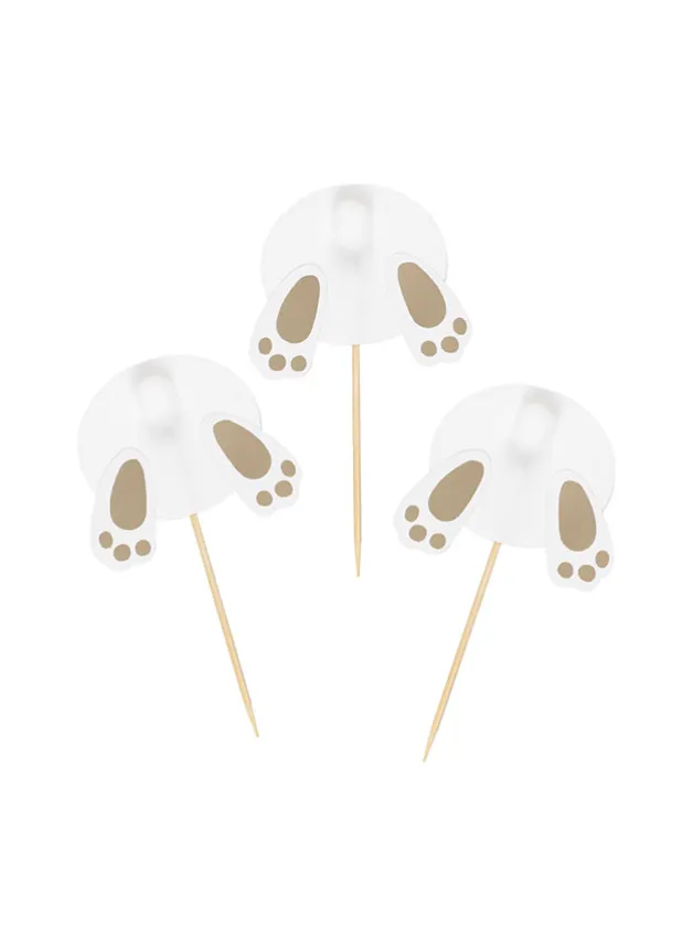 Cake Toppers Kaninrumpor 6 pack – Ginger Ray