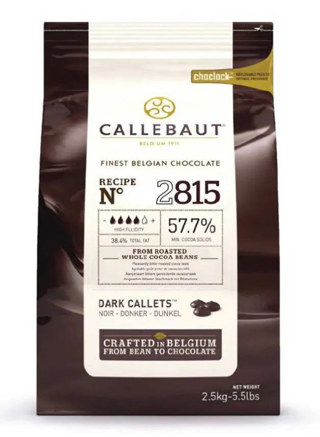 Callebaut chokladpellets 2815 – 2500 gr