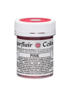 Chokladfärg Rosa 35g. – Sugarflair