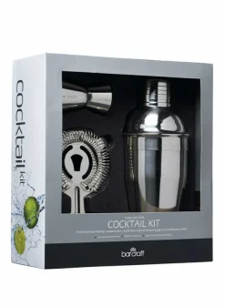 Cocktail shaker set i rostfritt stål, 3 delar – BarCraft