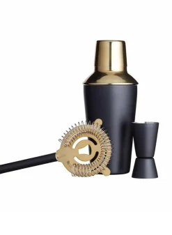 Cocktail shaker – Svart cocktail set 3 delar – BarCraft