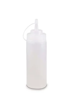 Dressingflaska med kork – Squeezy Bottle transparent 360 ml