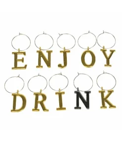 Drinkmarkör till vinglas/koppmarkörer – Enjoy drink – 10 st