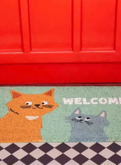 Dörrmatta KATTER – 43 x 73 cm
