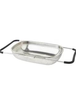 Durkslag utdragbart – 34x24x11 cm – Metall/Svart
