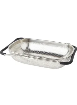 Durkslag utdragbart – 34x24x11 cm – Metall/Svart