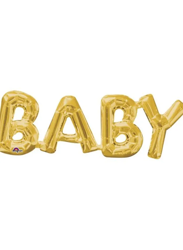 Folieballong – Baby Guld