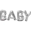 Folieballong – Baby Silver