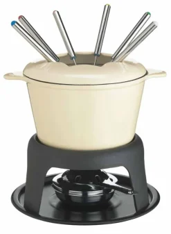 Fonduegryta i emaljerat gjutjärn – Cremevit – MasterClass