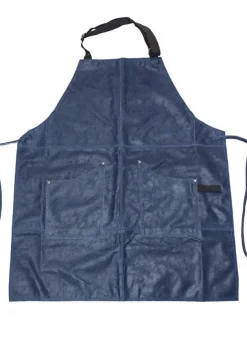 Förkläde Vintage DENIM Läder 76×62 cm – Scandinavian Home