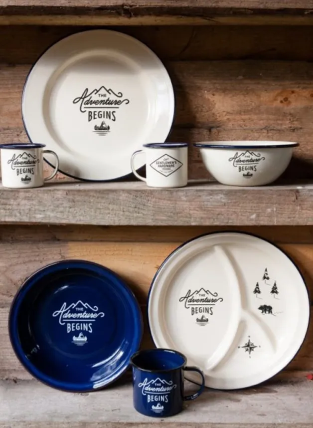 GENTLEMEN’S HARDWARE – Mugg i emalj – Adventure blå
