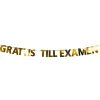 Girlang – Grattis Till Examen 3,6 m – Guld