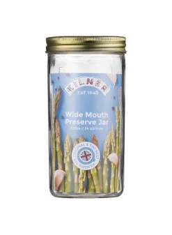 Glasburk – Konserveringsburk WIDE Kilner® – 1 liter