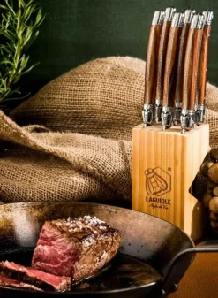 Grillknivar Wood Set om 6 st – Laguiole