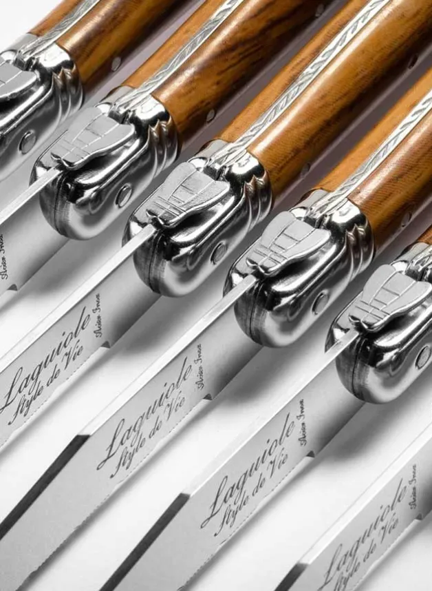 Grillknivar Wood Set om 6 st – Laguiole