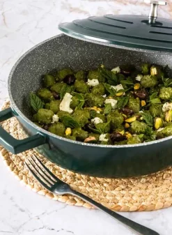 Gryta Låg 4 L i Gjuten Aluminium – Hunter Green – Masterclass