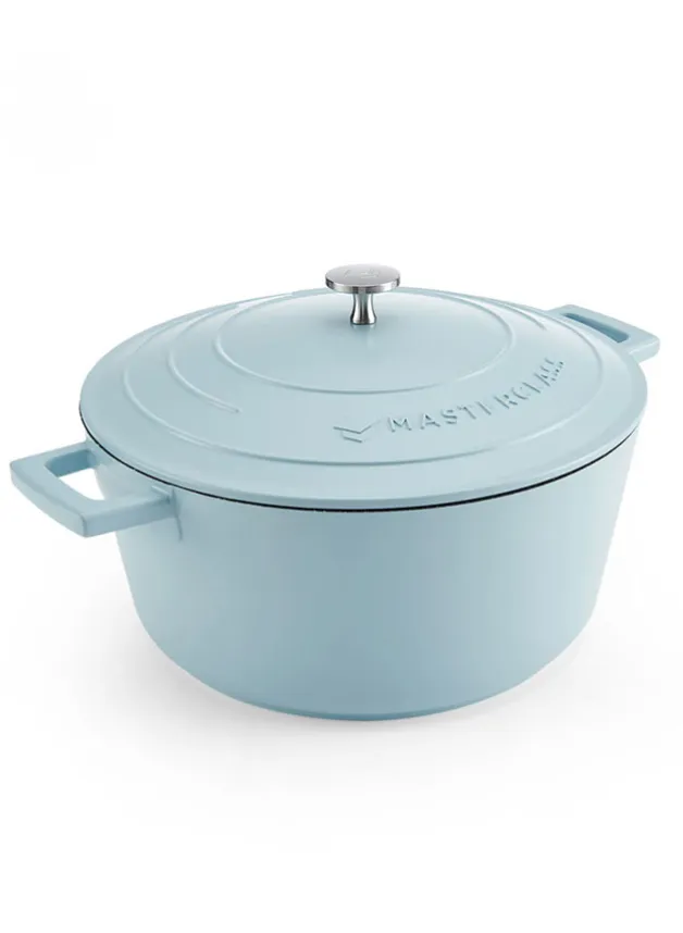 Gryta 5 L i Gjuten Aluminium – Sky blue – Masterclass
