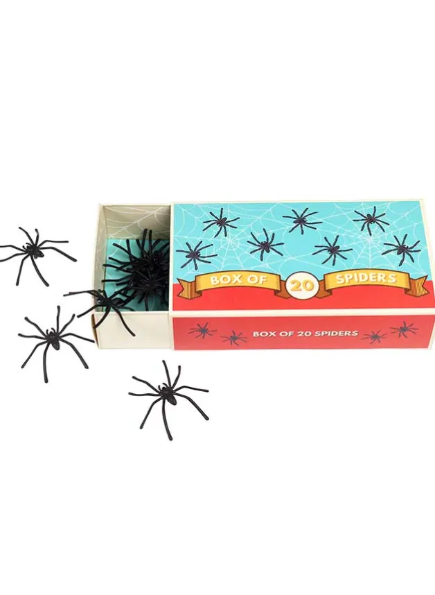 Halloweendekoration – Box of 20 Spiders – Rex London