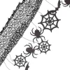 Halloween – Flaggspel med spindlar, fladdermöss och spindelnät