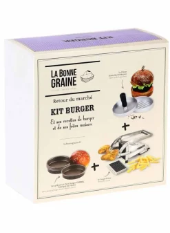Hamburger Kit – Pommes skärare/ Burger press/ Brödform – Gobel