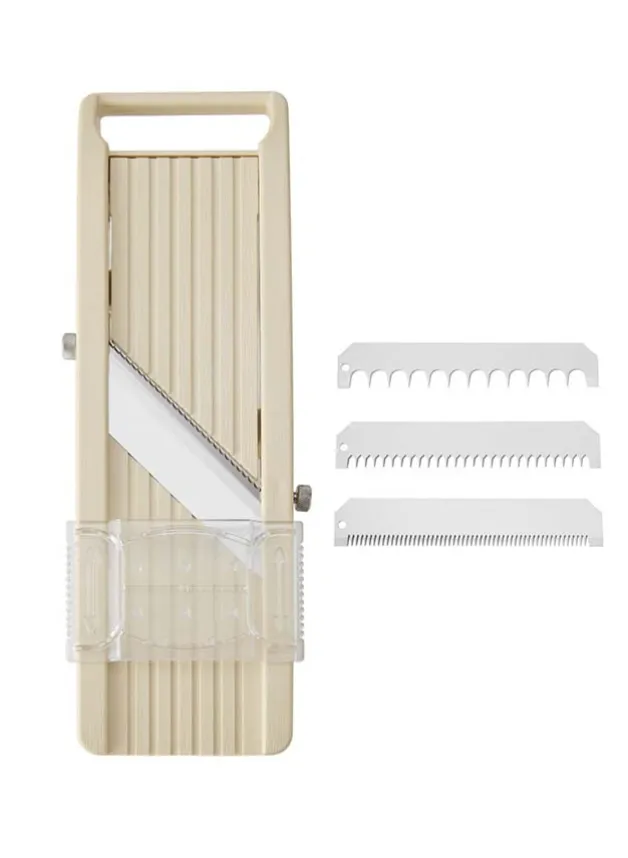 Japansk Mandolin med 3 st Blad – KitchenCraft