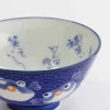 Japansk Risskål Blåsfisk Mörkblå 11,3×5,8 cm – Tokyo Design