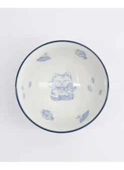Japansk Risskål Lucky Cat 11,3×5,8 cm – Tokyo Design