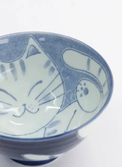 Japansk skål – Kawaii Rice Bowl Cat 11.5×6 cm 300ml – Tokyo Design