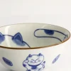 Japansk skål Kawaii Tayo Cat Vit 15,5×7 cm – Tokyo Design