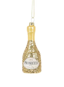 Julgransdekoration – Glaskula Prosecco Guldglitter – S&B