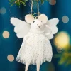 Julgransdekoration i ull – Mus som Ängel – S&B