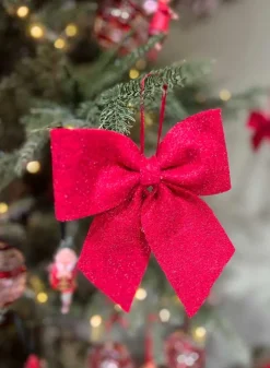 Julgransdekoration Rosett Hänge – Set om 2 stycken