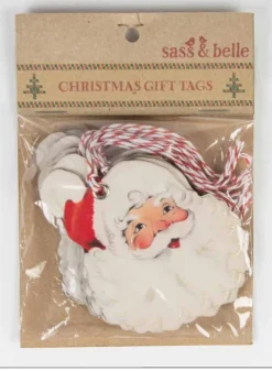 Julklappsetiketter ”Jultomten” 10 st – S&B