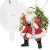 Julklappsetiketter 4 st – Classic Santa – Caspari
