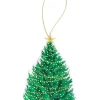Julklappsetiketter 4 stycken – Christmas Tree with Lights Gift Hang Tags – Caspari