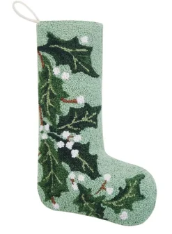 Julstrumpa Green Holly