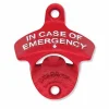 Kapsylöppnare vägg – In case of emergency – Röd – STARR