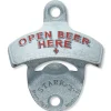 Kapsylöppnare vägg – Open Beer Here – Silver – STARR