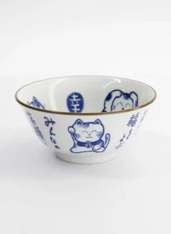 Kawaii Tayo Bowl Cat Neko 14.9×6.7cm – 500ml – Tokyo Design