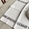 Kökshandduk i linne Bon Appetit Vit/Svart – TRP Charvet