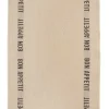 Kökshandduk i Linne Bon Appetit, beige/svart 45×77 cm